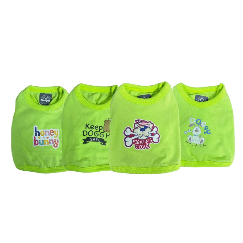 Pets Club Printed Cotton Pet T-Shirt-Size#0