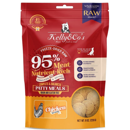 KELLY &amp; CO'S Freeze Dried Patty Meals Chicken For Dog- 226g