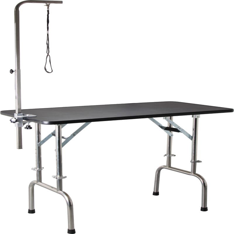 Shernbao Height Adjustable Folding Table with Telescoping Legs- 120*60 cm