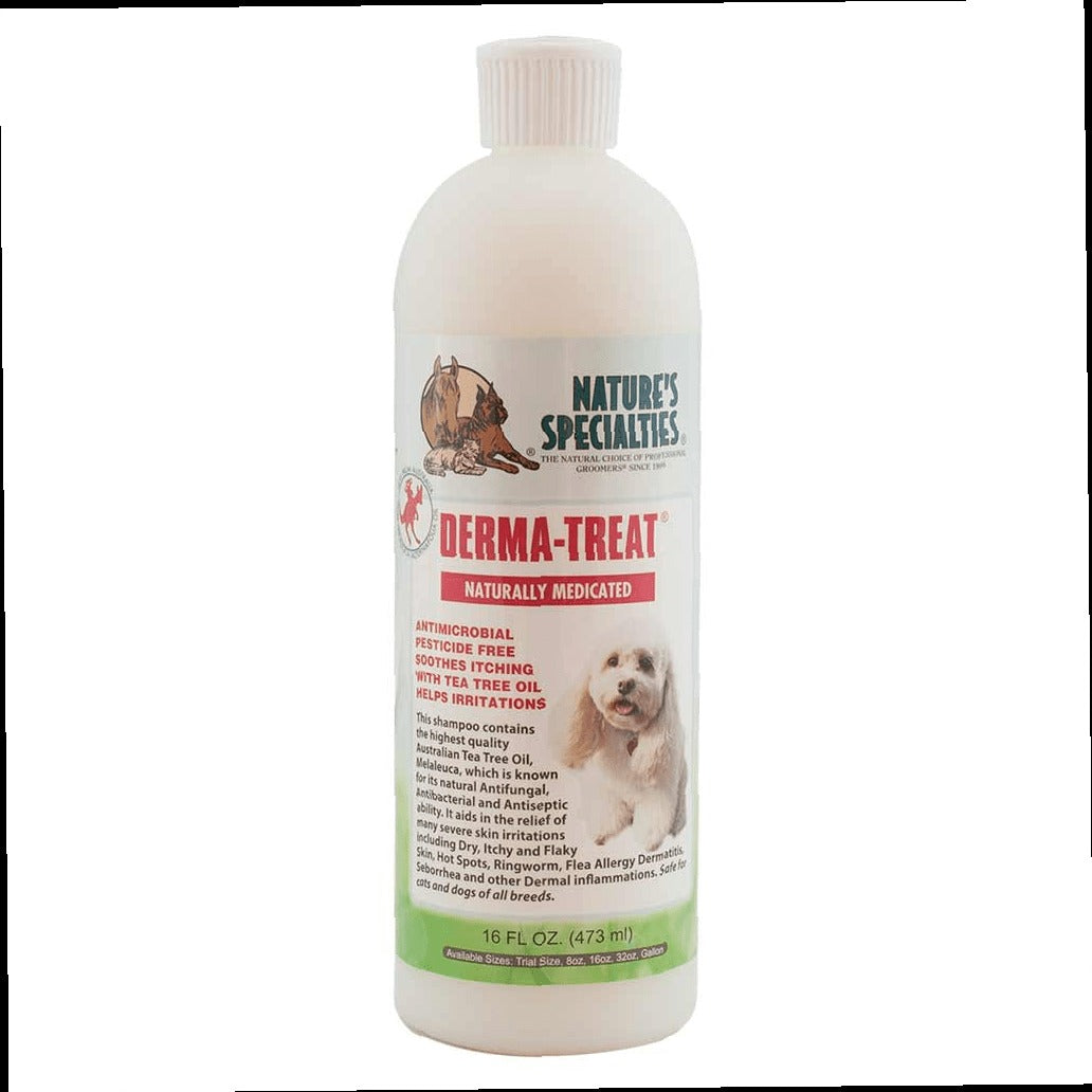 Natures Specialties Derma Treat Shampoo For Dogs And Cats - 473ml / 16Oz