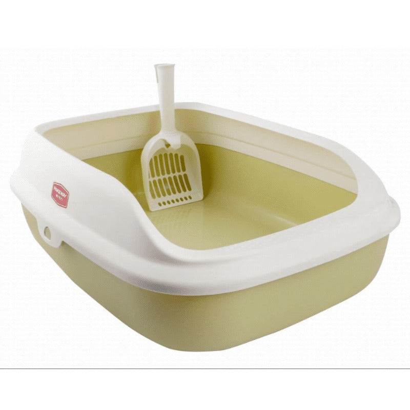 Pakeway Little Shell Cat Litter Box Large-52.7x39.3x22.3cm (Mixed Colors)