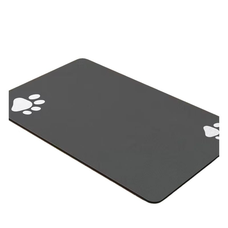 Cozy Paws Paw Print Synthetic Rubber Dog Feeding Mat-11.81*15.75in(30*40cm)