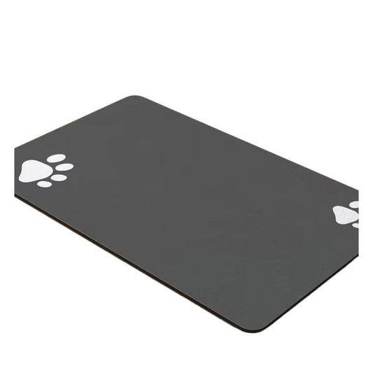 Cozy Paws Paw Print Synthetic Rubber Dog Feeding Mat-11.81*15.75in(30*40cm)