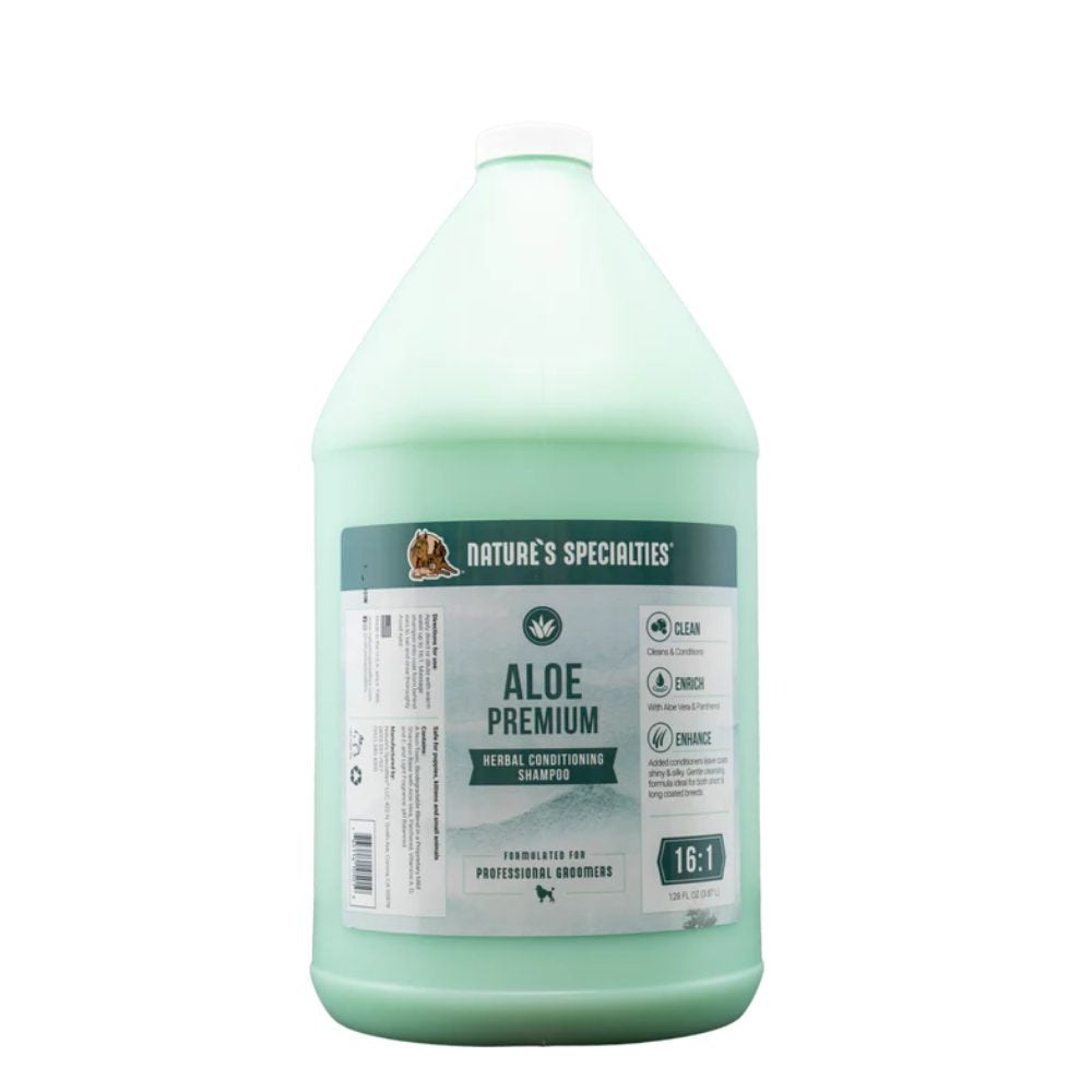 Natures Specialties Aloe Premium Shampoo Gallon For Dogs &amp; Cats-3.8L