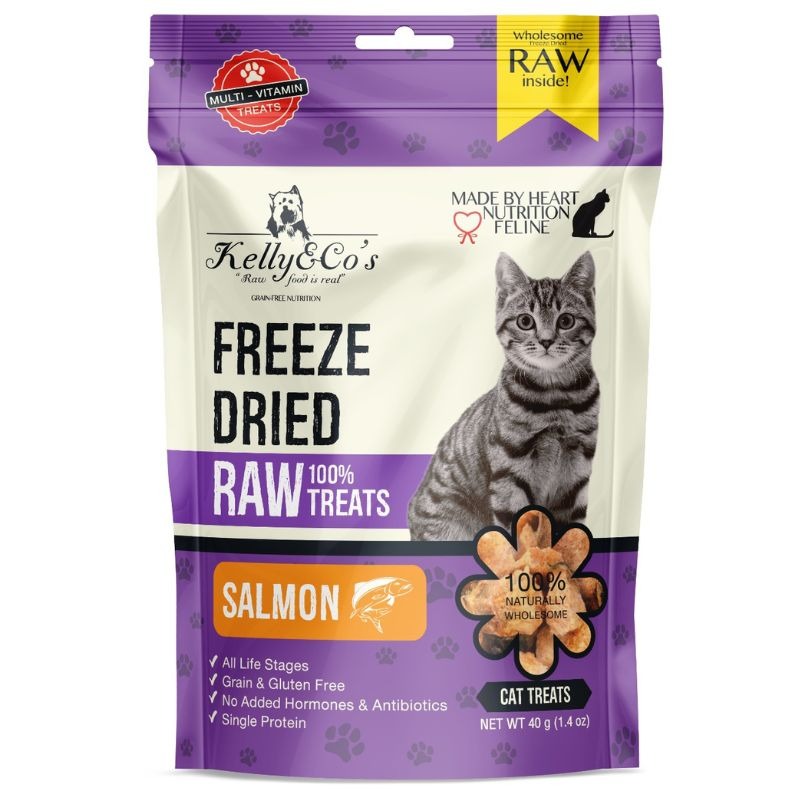 KELLY &amp; CO'SSingle Ingredient Freeze-dried Salmon Cat 40g