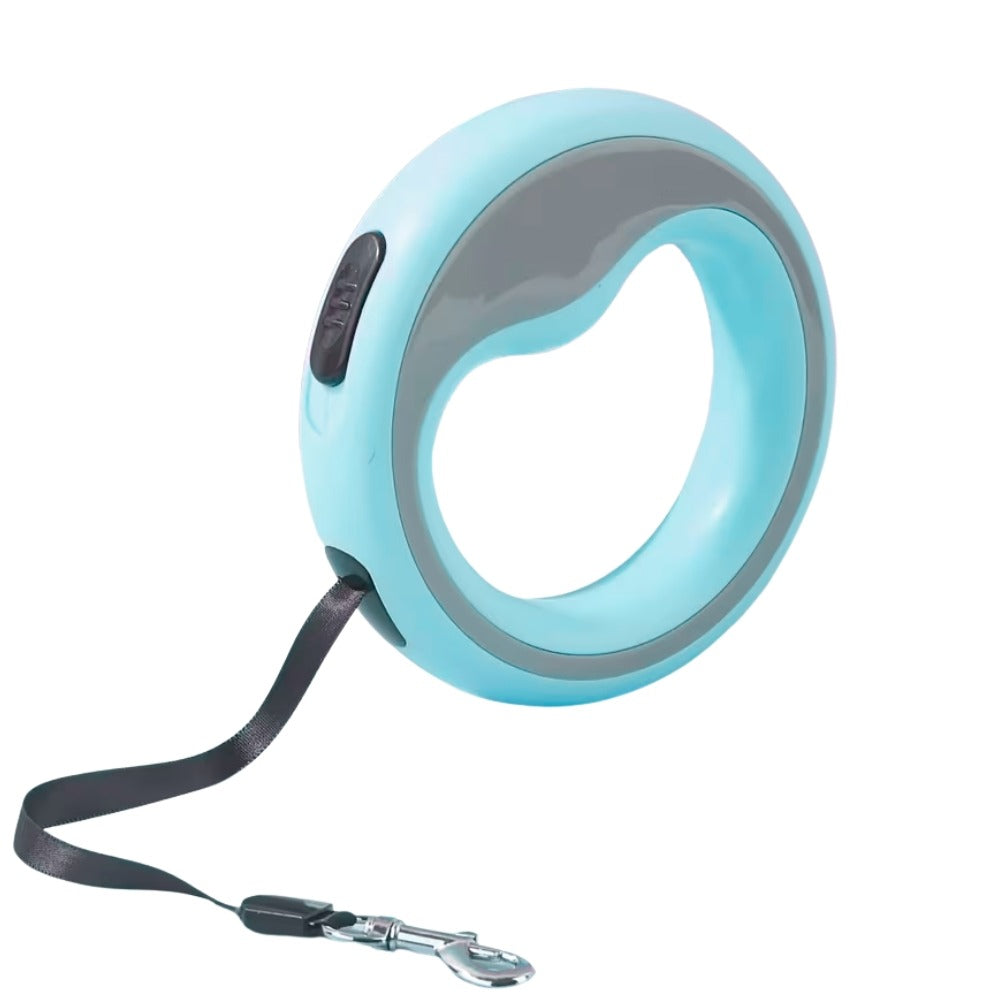 Cozy Paws Retractable Dog Leash With Circular Ring- 2.5m (Blue)