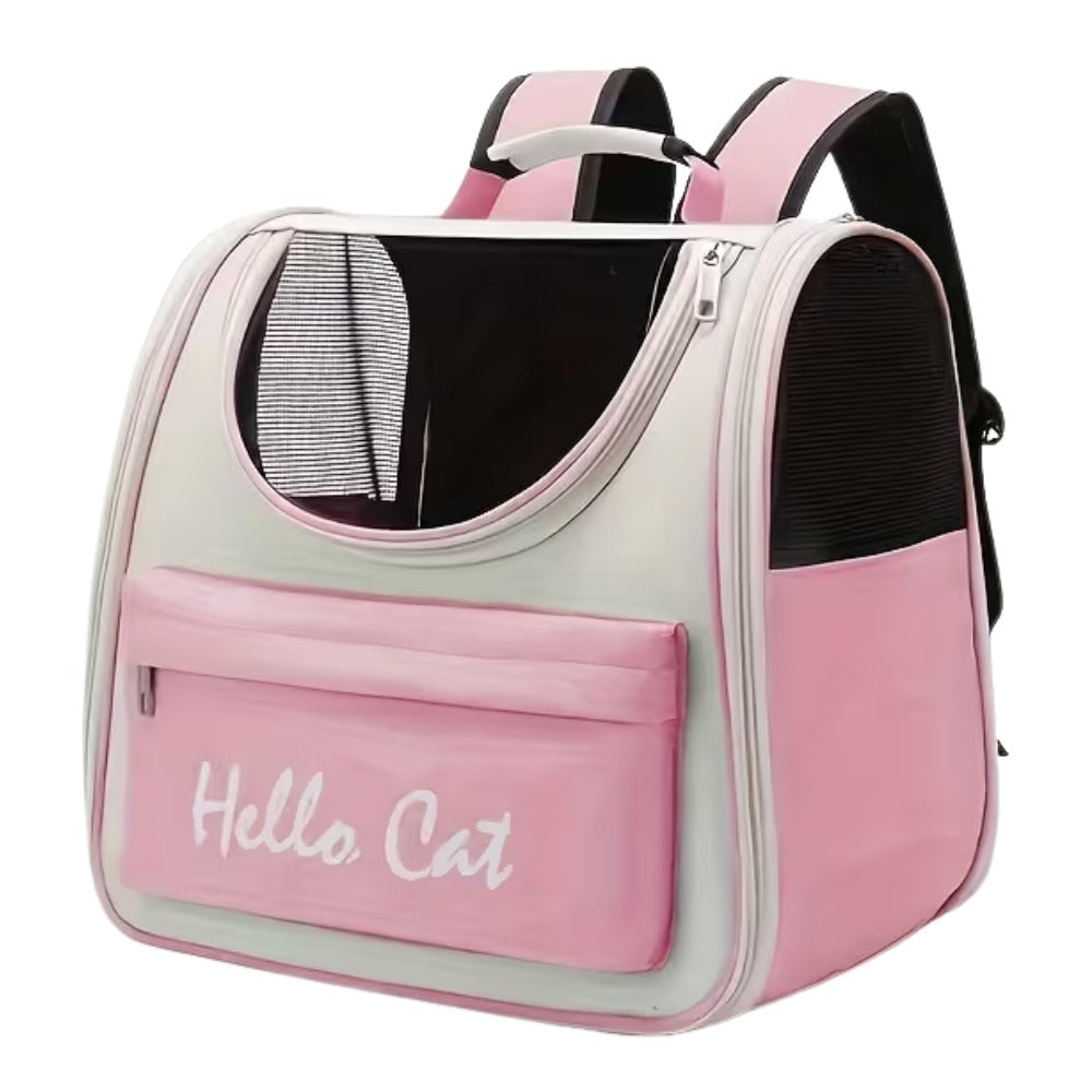 Hello Cat Pet Back Pack Large Capacity- 34*25*37cm ( Pink )