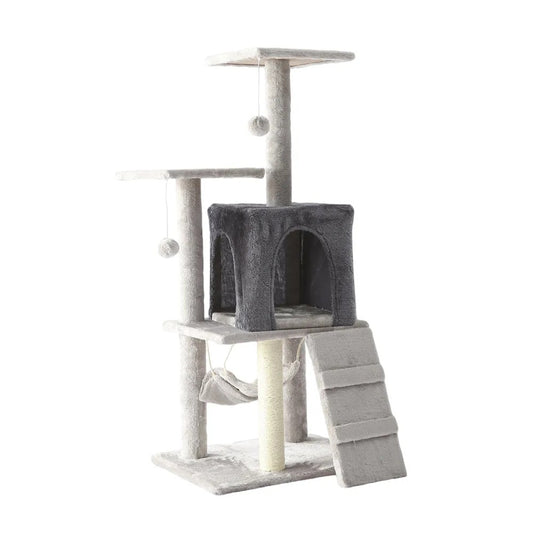 Cozy Paws Cat tower- Grey - 50 * 40 * 110 cm?With hammock?