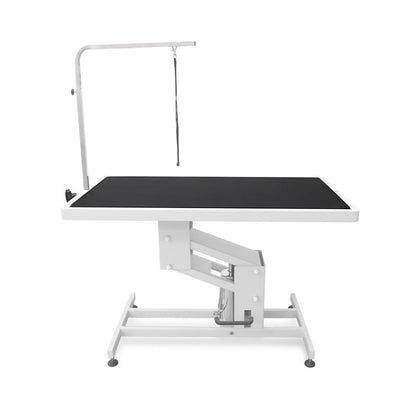 Aelous Hydraulic Table With Single Arm,Black Single Side Top-96×65 ×(51.5-101)cm